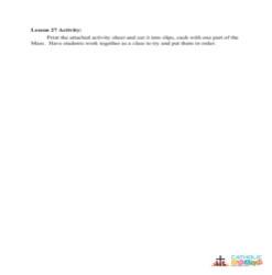 The Sacrifice of the Mass - Activity - Grades 3-5